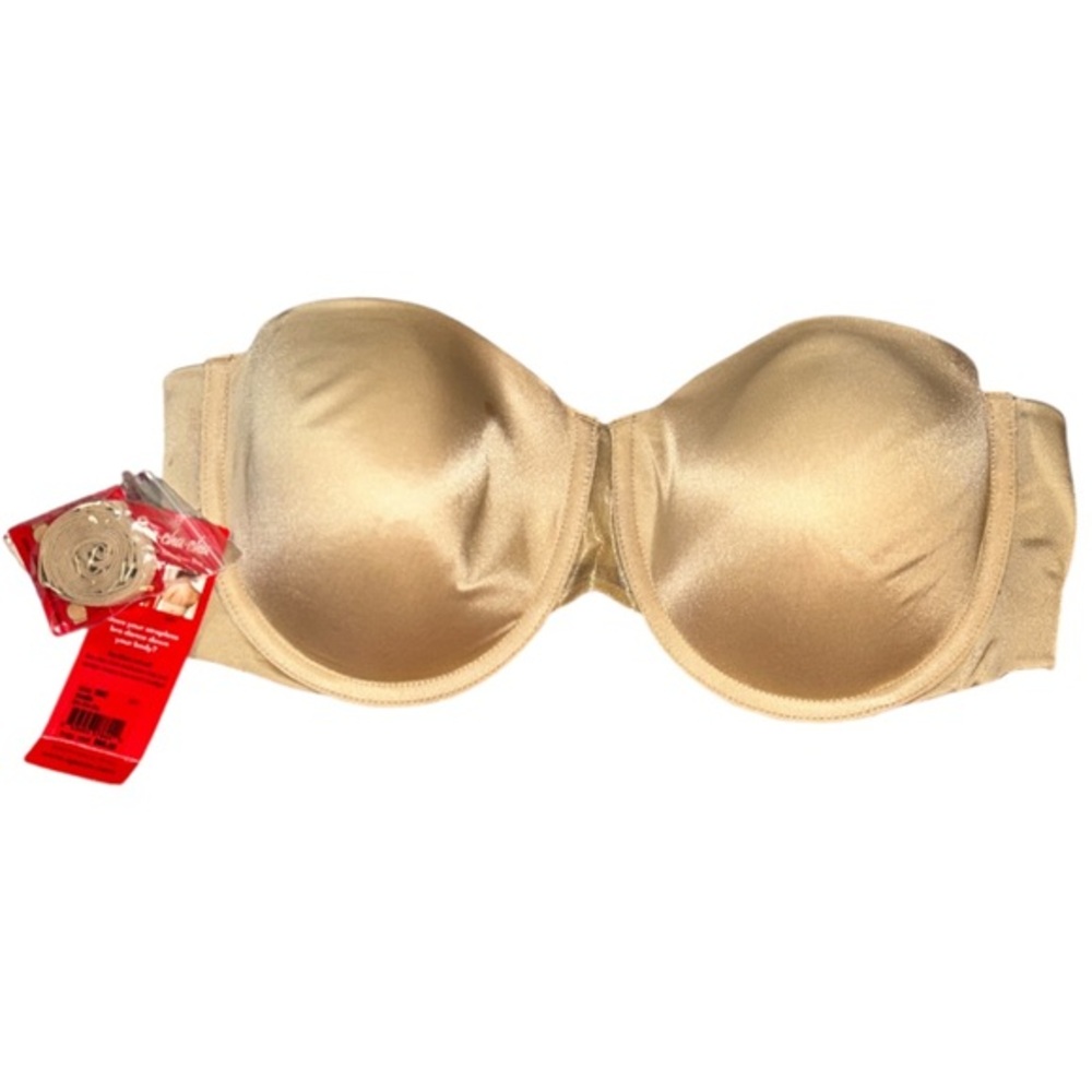 NWT SPANX BRA-CHA-CHA STRAPLESS CONVERTIBLE UNDERWIRE BRA size 38 C NUDE